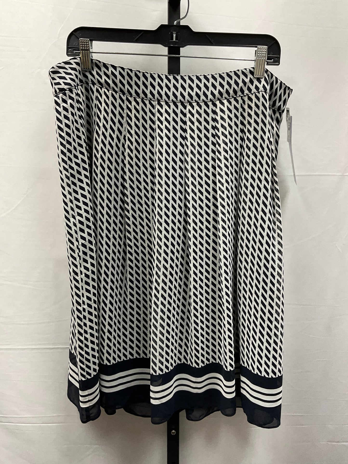 Navy Skirt Midi Talbots, Size 16