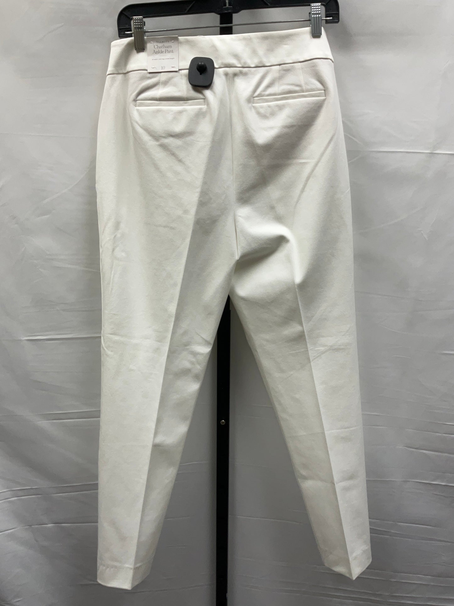 White Pants Dress Talbots, Size 10