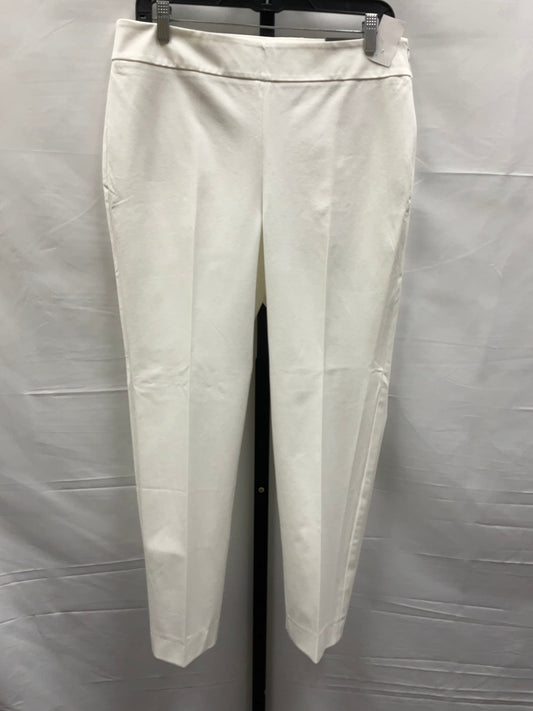 White Pants Dress Talbots, Size 10