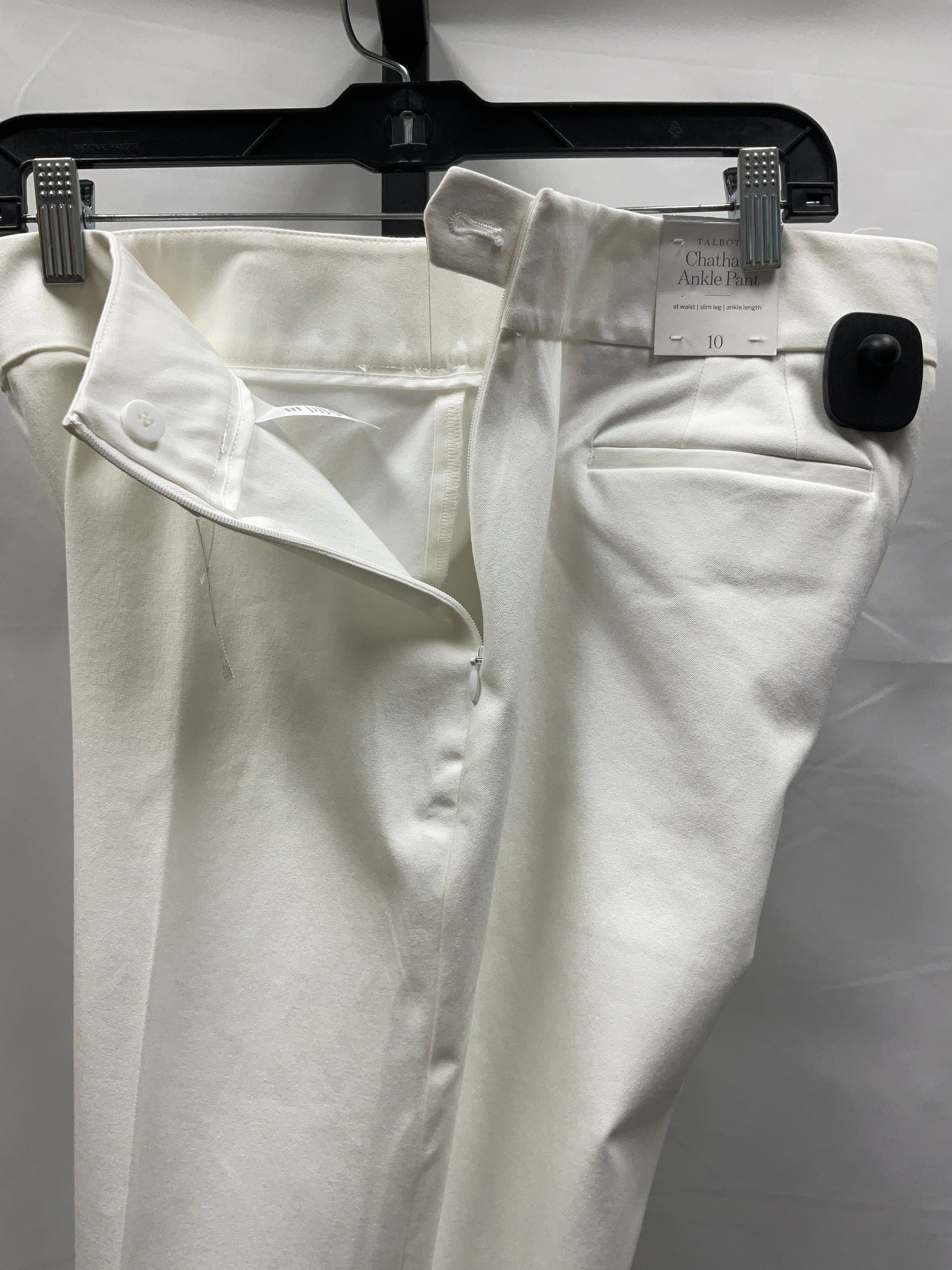 White Pants Dress Talbots, Size 10