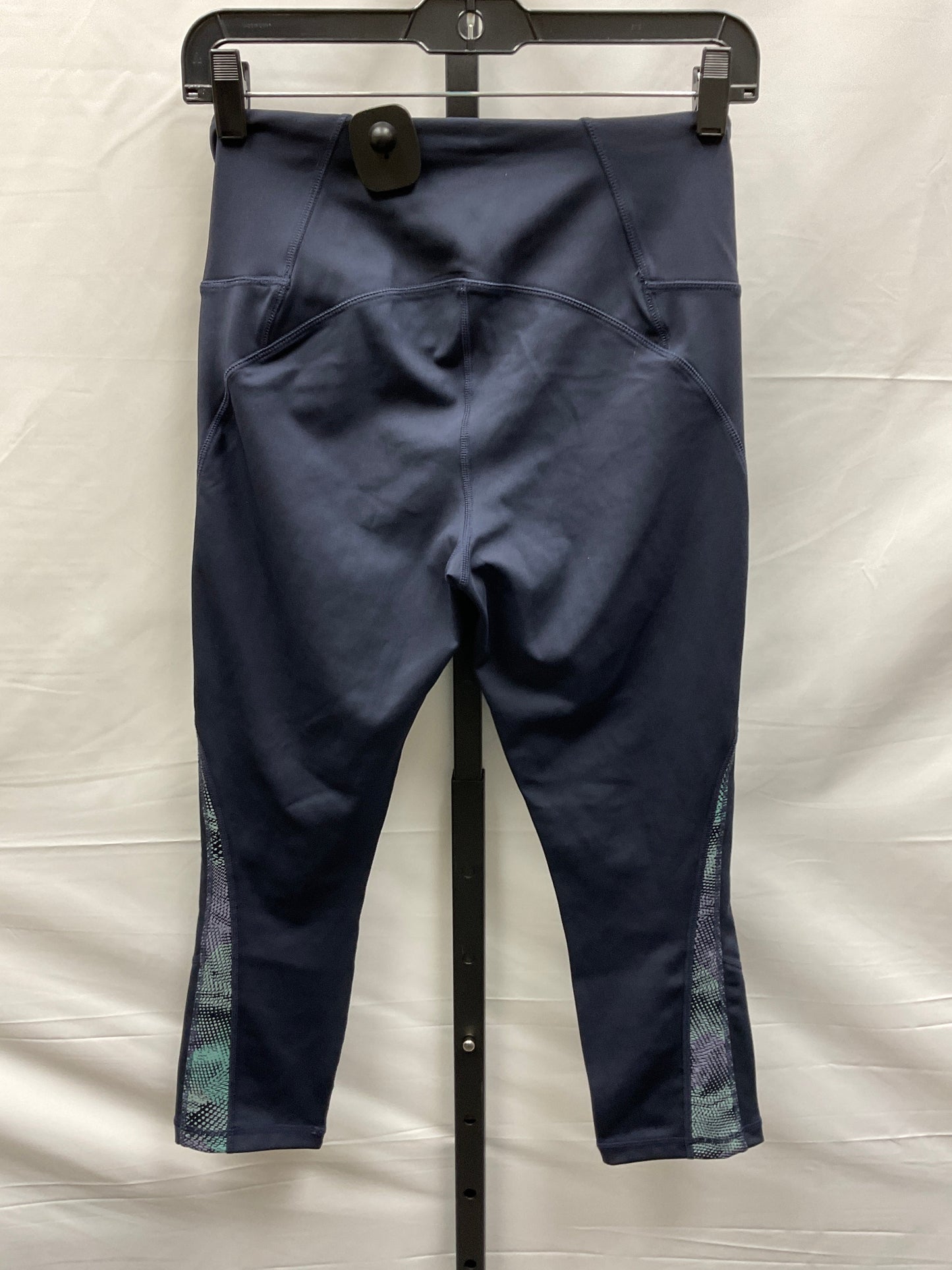 Navy Athletic Leggings Capris Kirkland, Size S