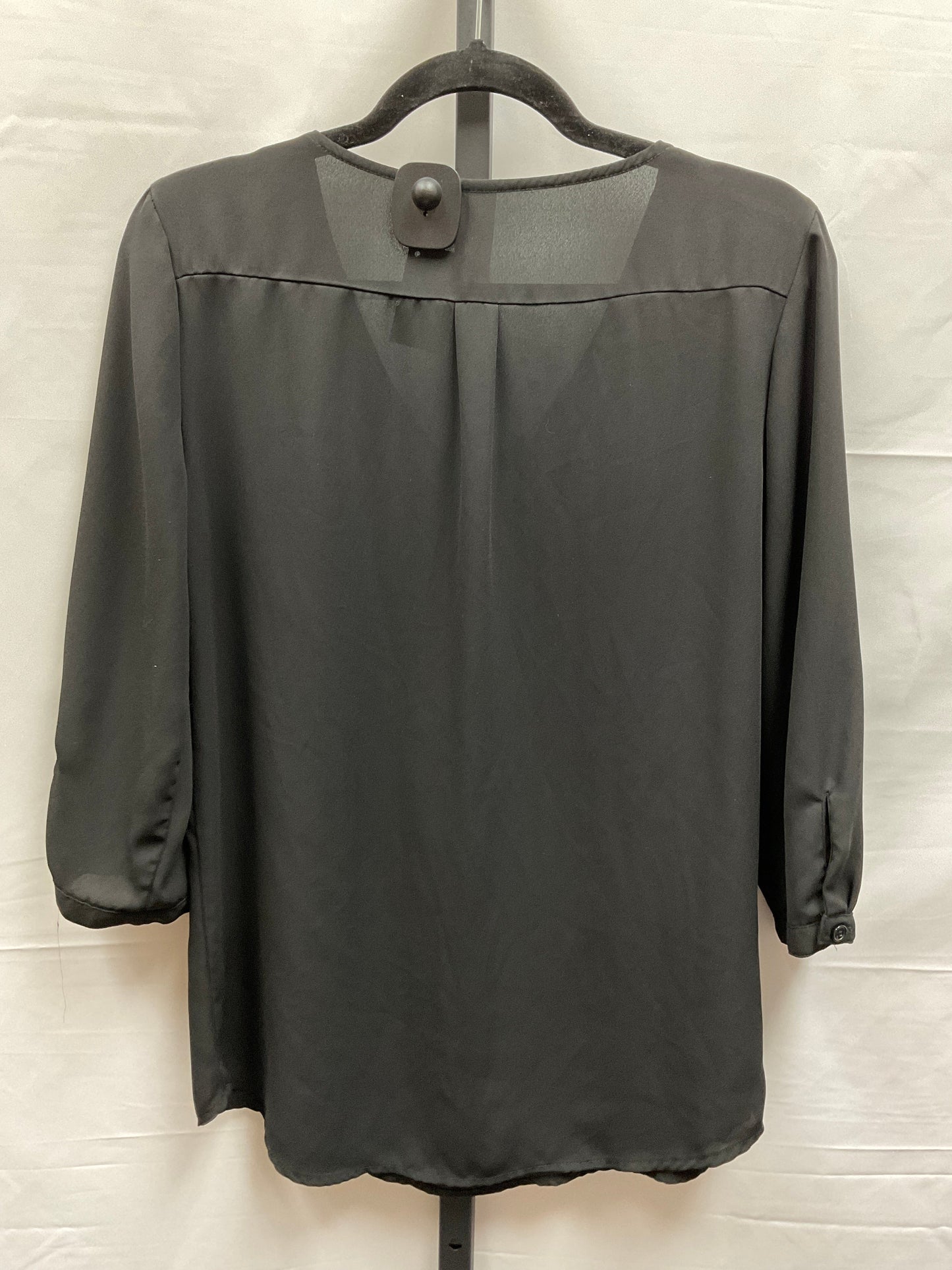 Black Top Long Sleeve Tacera, Size S