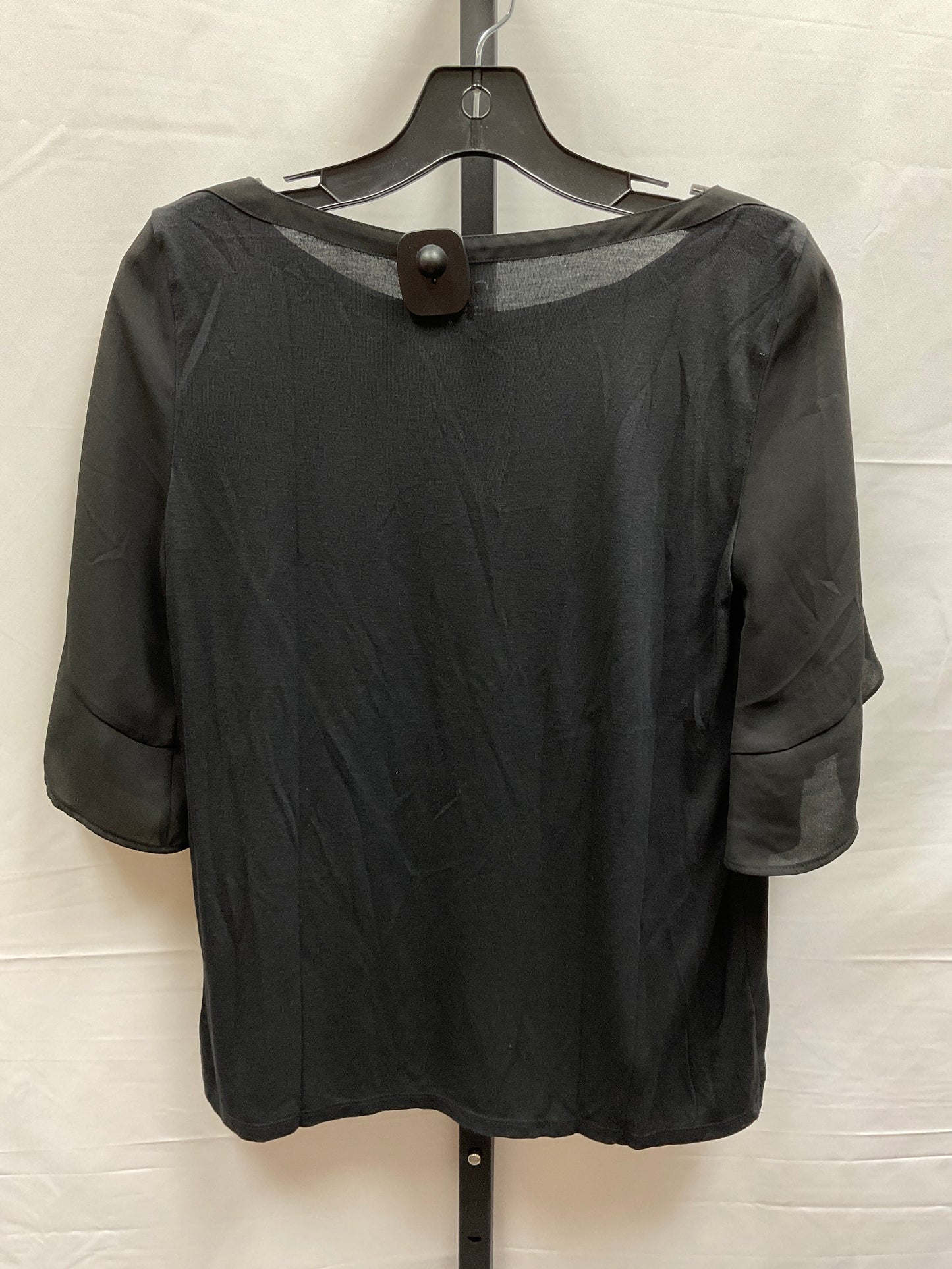 Black Top Short Sleeve Loft, Size Petite   Xs