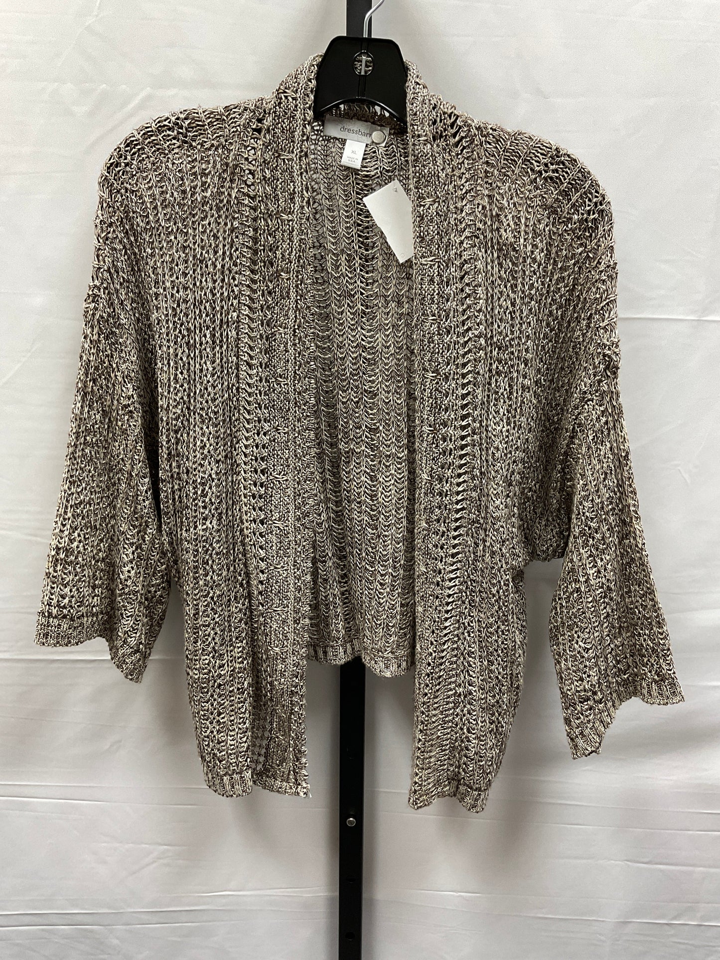 Brown Cardigan Dressbarn, Size Xl