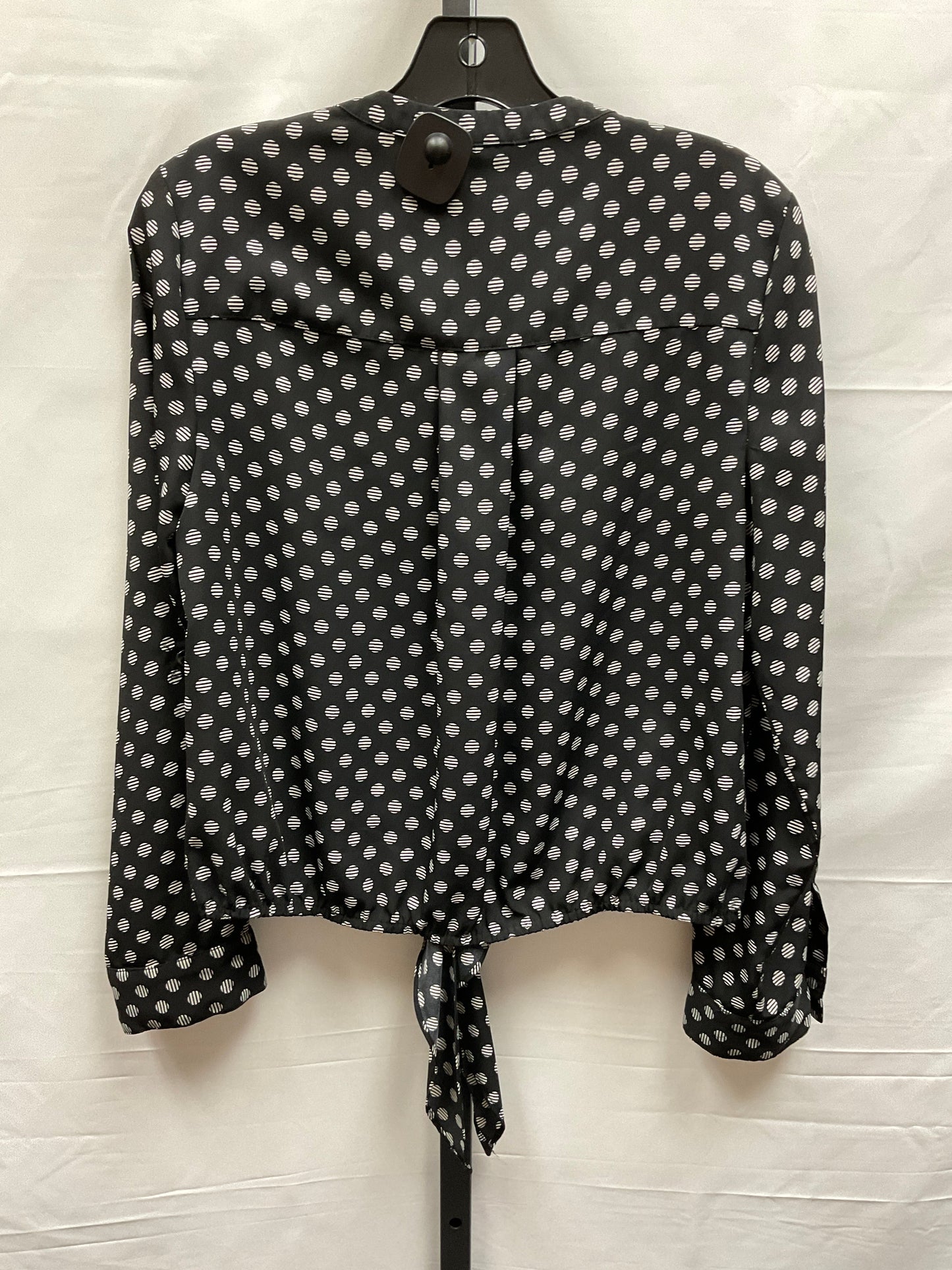 Polkadot Pattern Top Long Sleeve Chicos, Size S