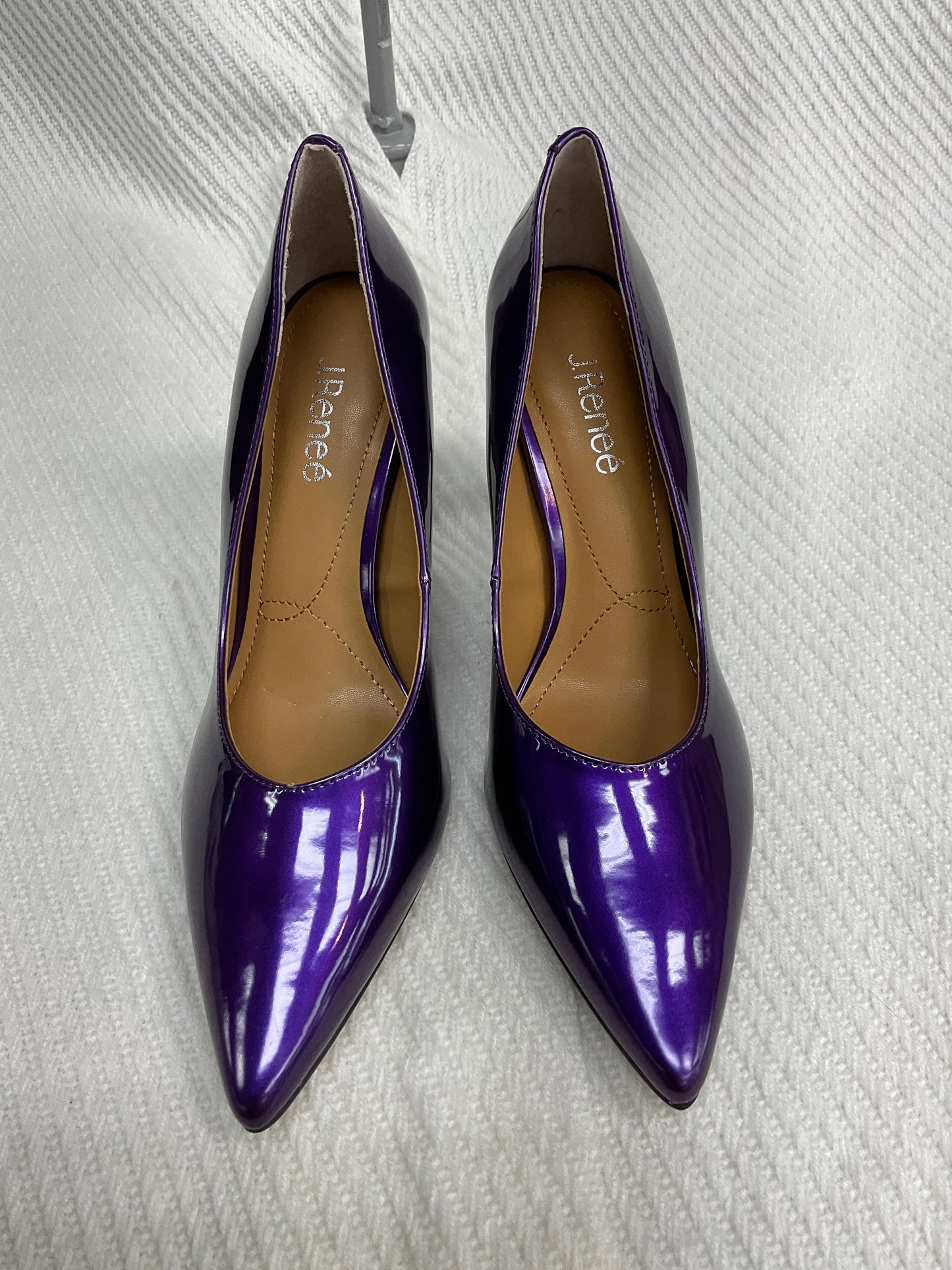 Purple Shoes Heels Stiletto J Renee, Size 10