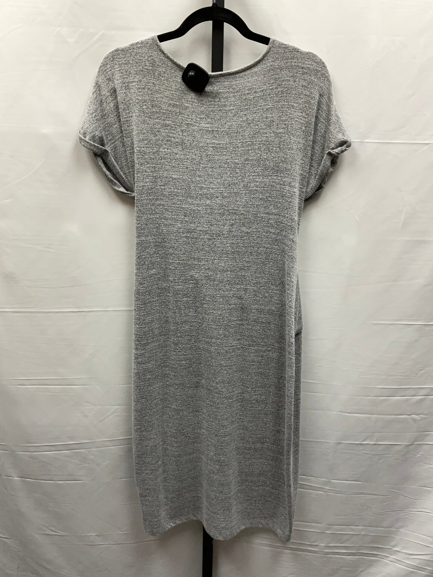 Grey Dress Casual Midi Gap, Size M