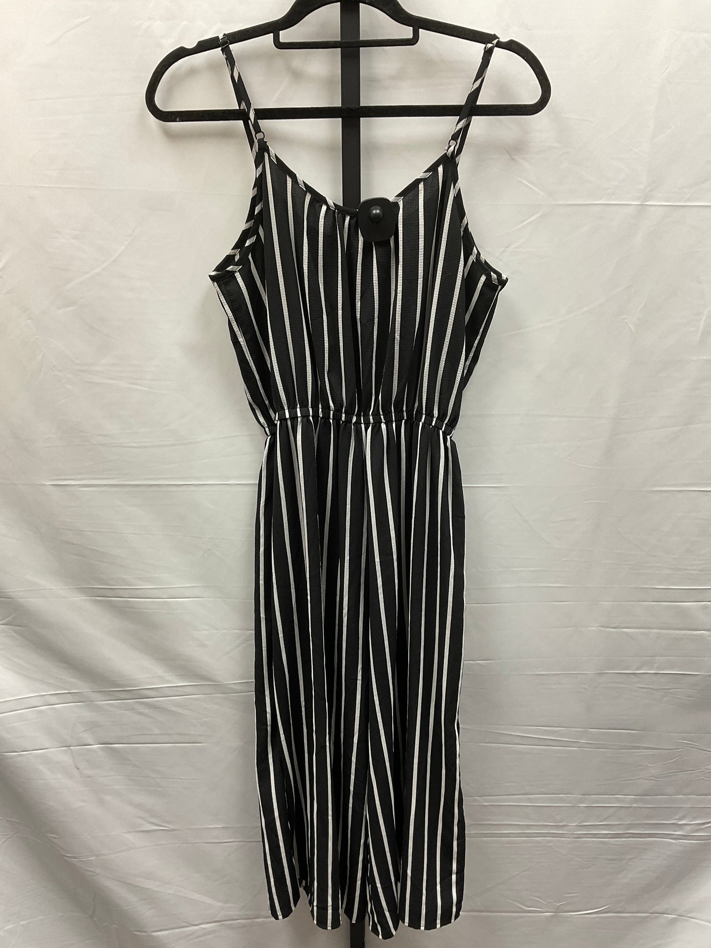 Striped Pattern Jumpsuit Ambiance Apparel, Size S