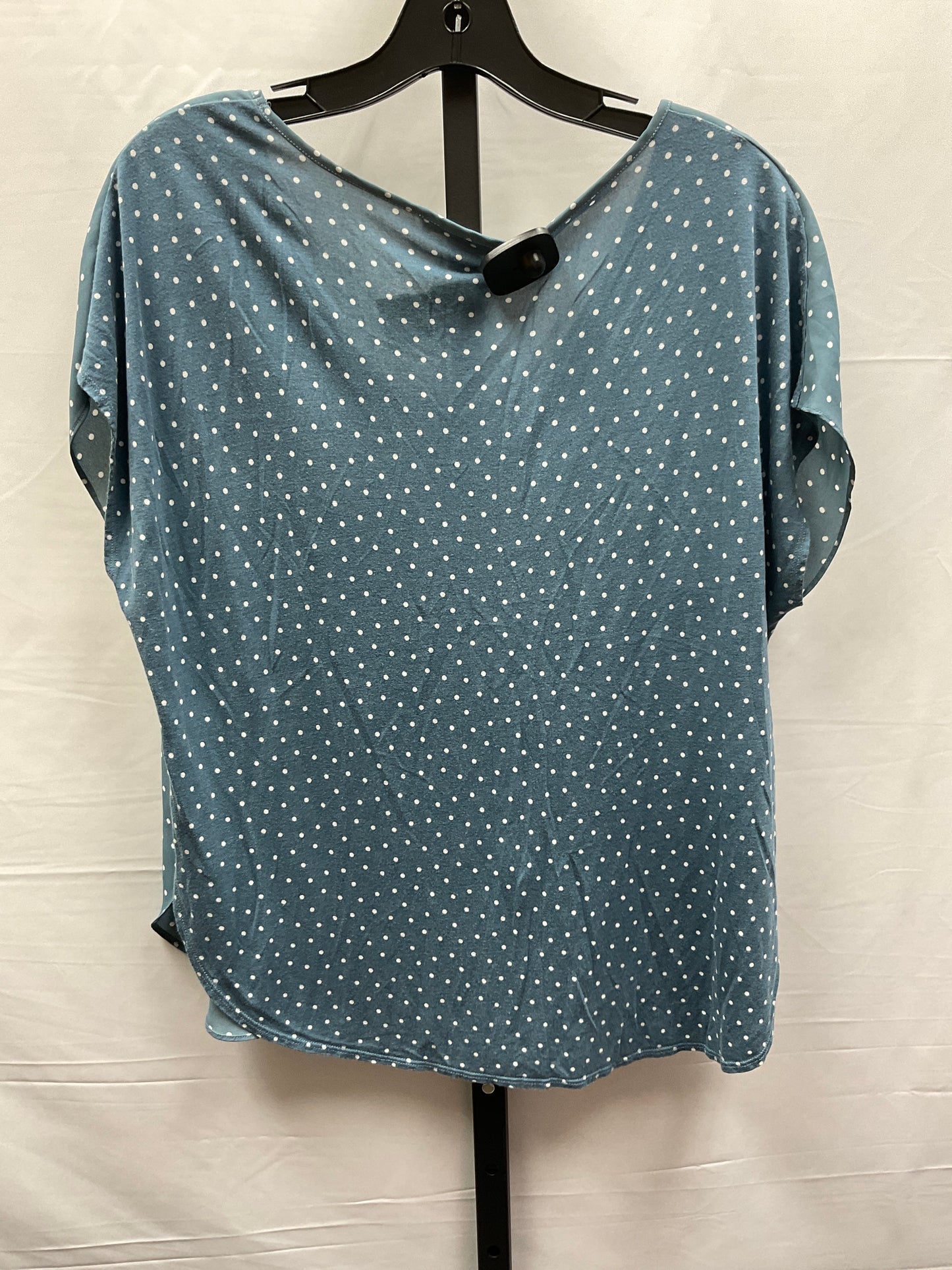 Polkadot Pattern Top Short Sleeve Loft, Size M