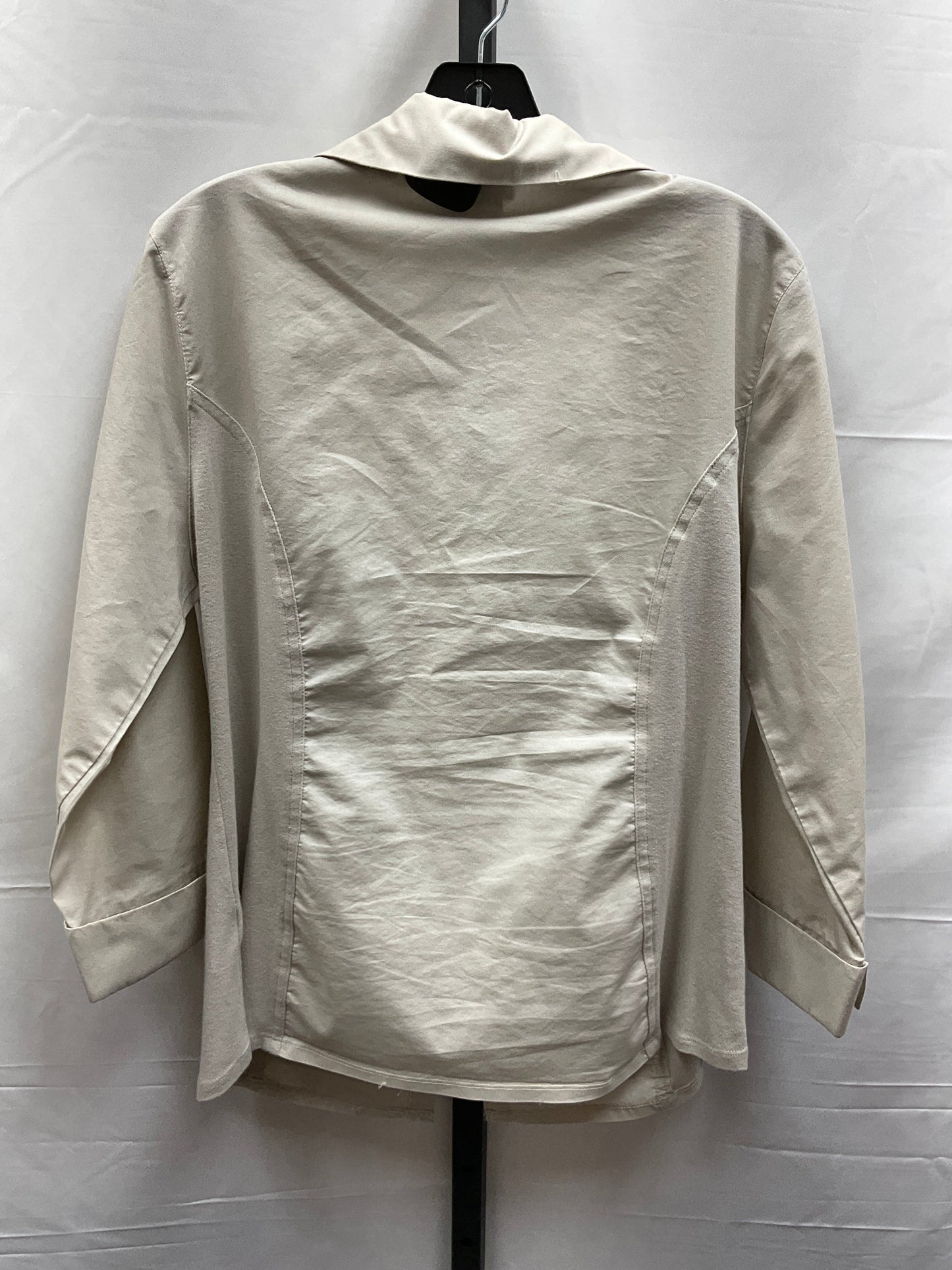 Tan Top Long Sleeve Laura Scott, Size Xl