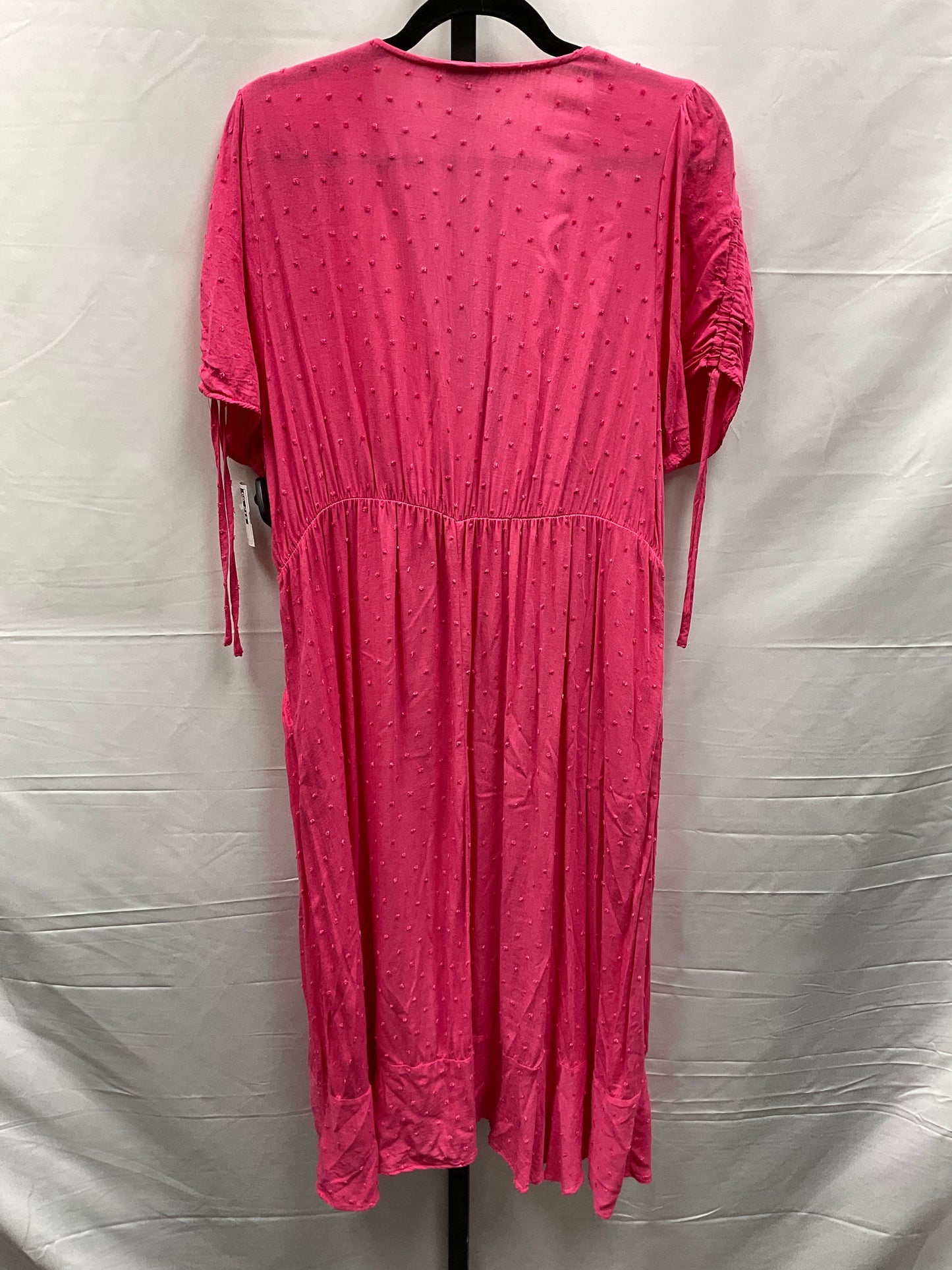 Pink Dress Casual Midi Torrid, Size 1x