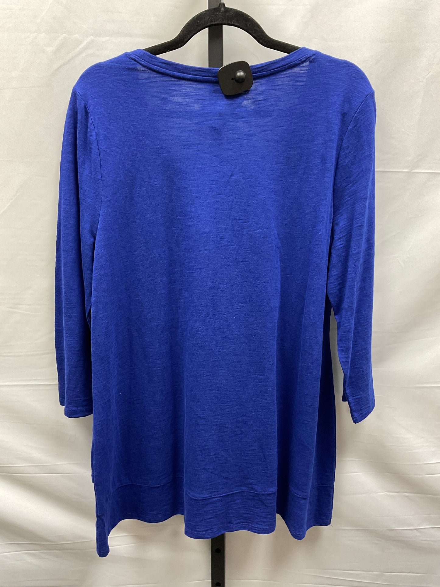 Blue Top Long Sleeve Chicos, Size L