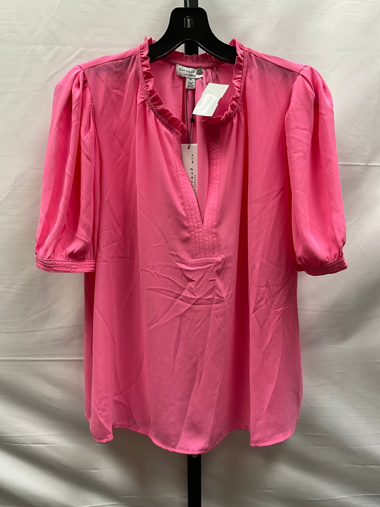 Pink Top Short Sleeve Current Air, Size M