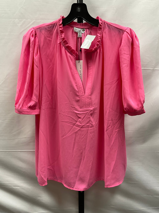 Pink Top Short Sleeve Current Air, Size M