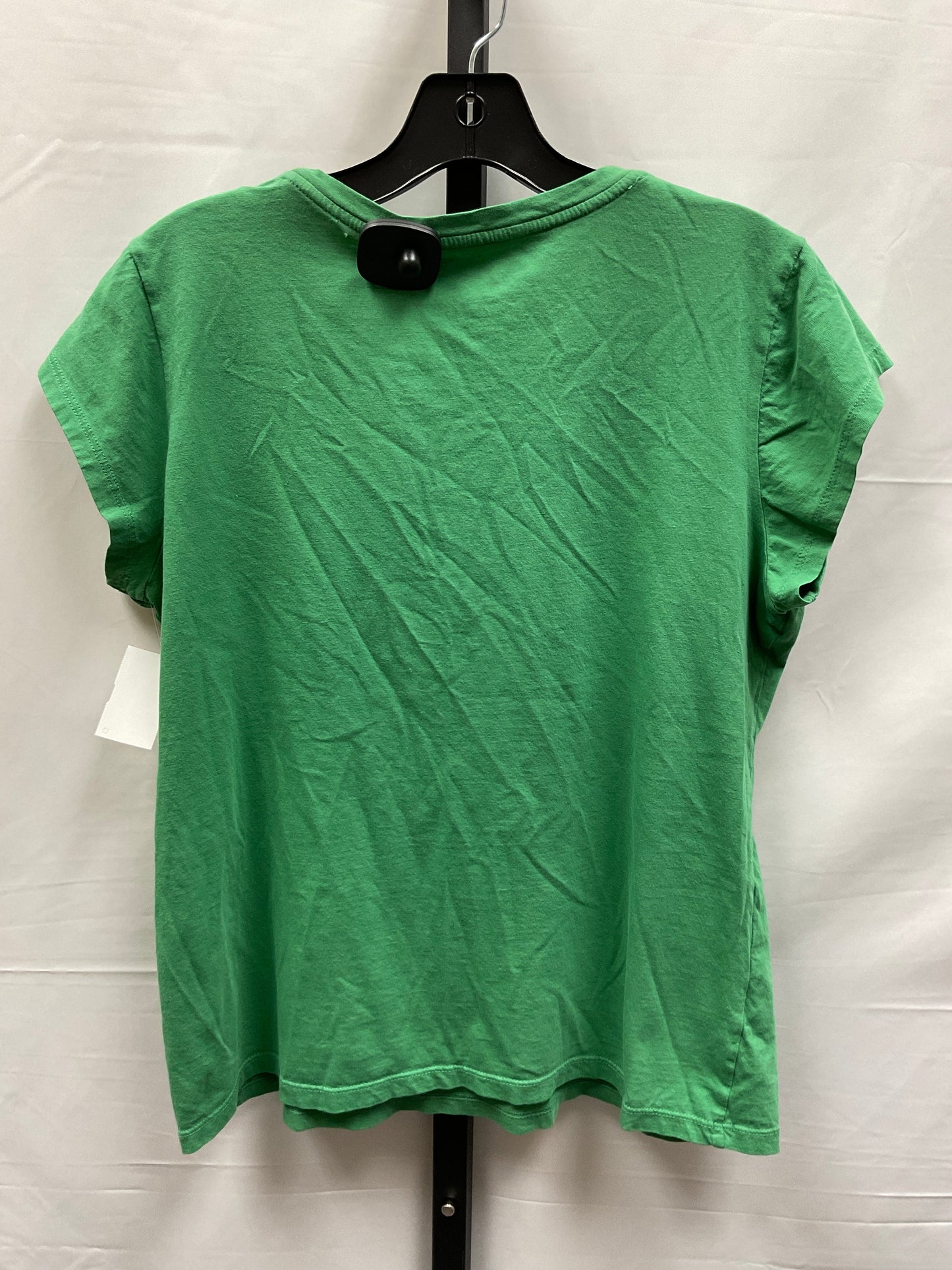 Green Top Short Sleeve Basic Universal Thread, Size L