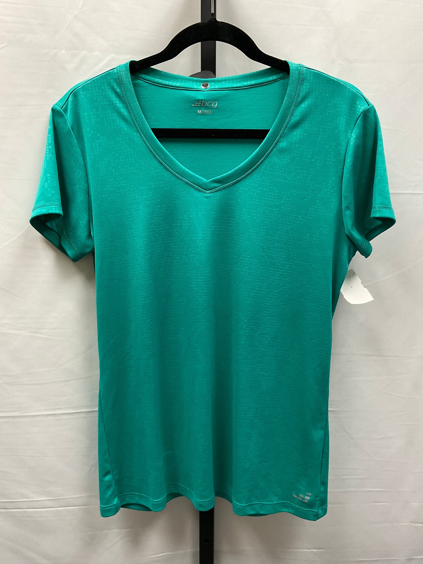 Blue Athletic Top Short Sleeve Bcg, Size M