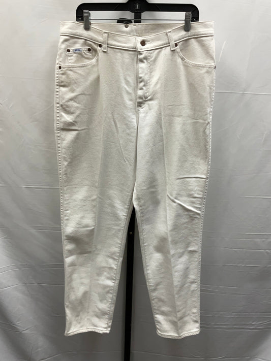White Jeans Straight Lee, Size 18