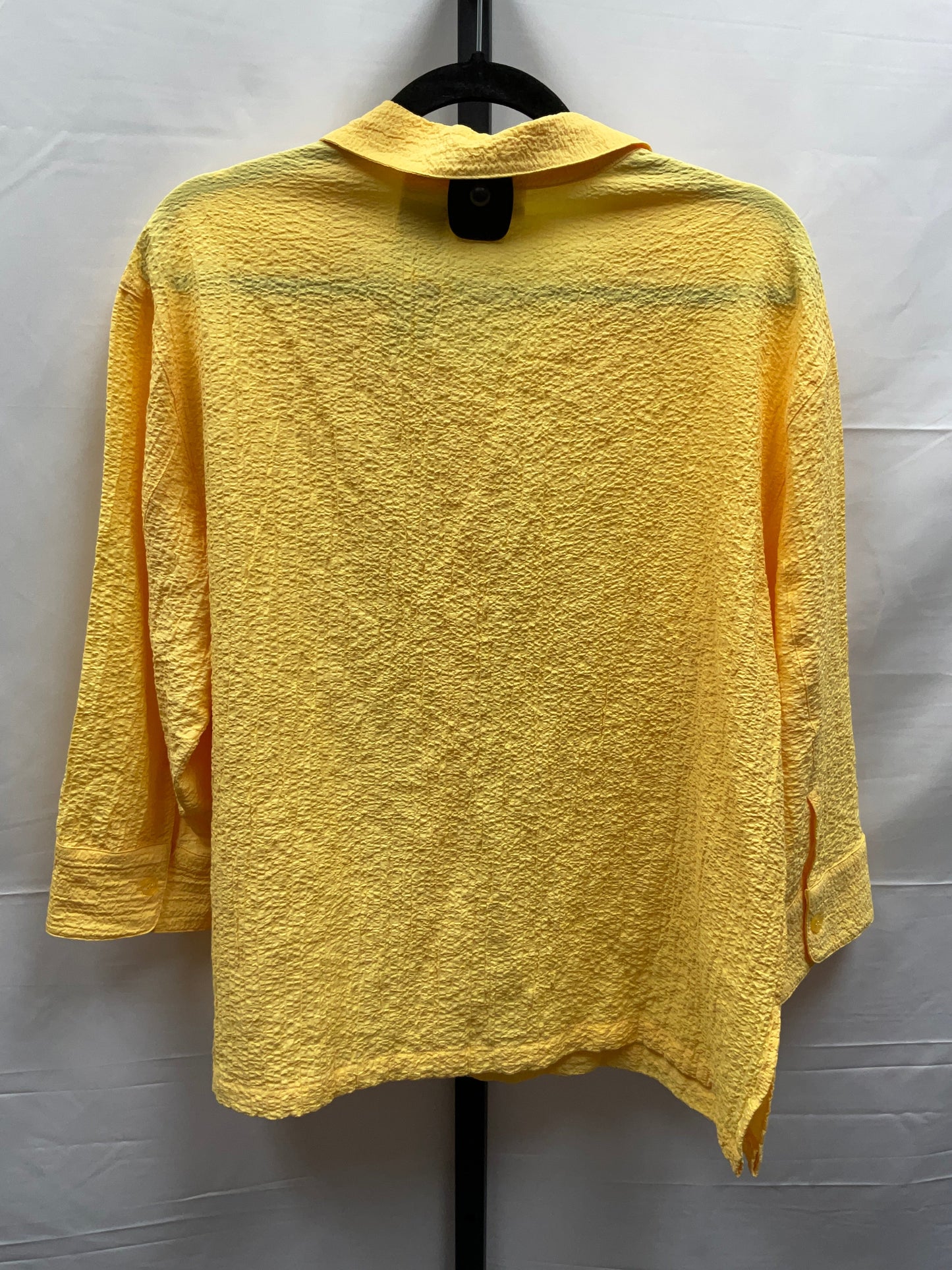 Yellow Top Long Sleeve White Stag, Size L