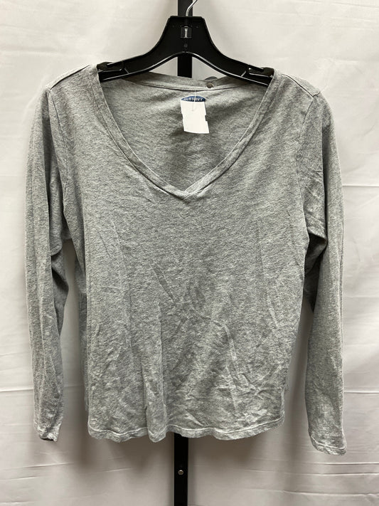 Grey Top Long Sleeve Old Navy, Size S