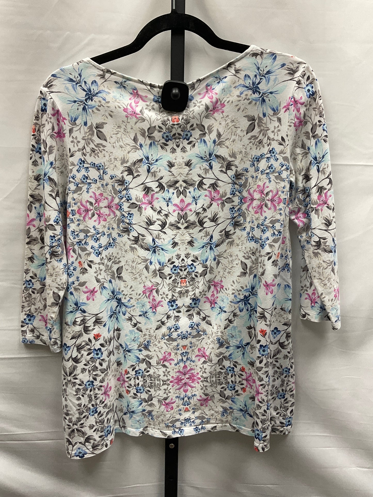 Floral Print Top Long Sleeve J. Jill, Size Xs