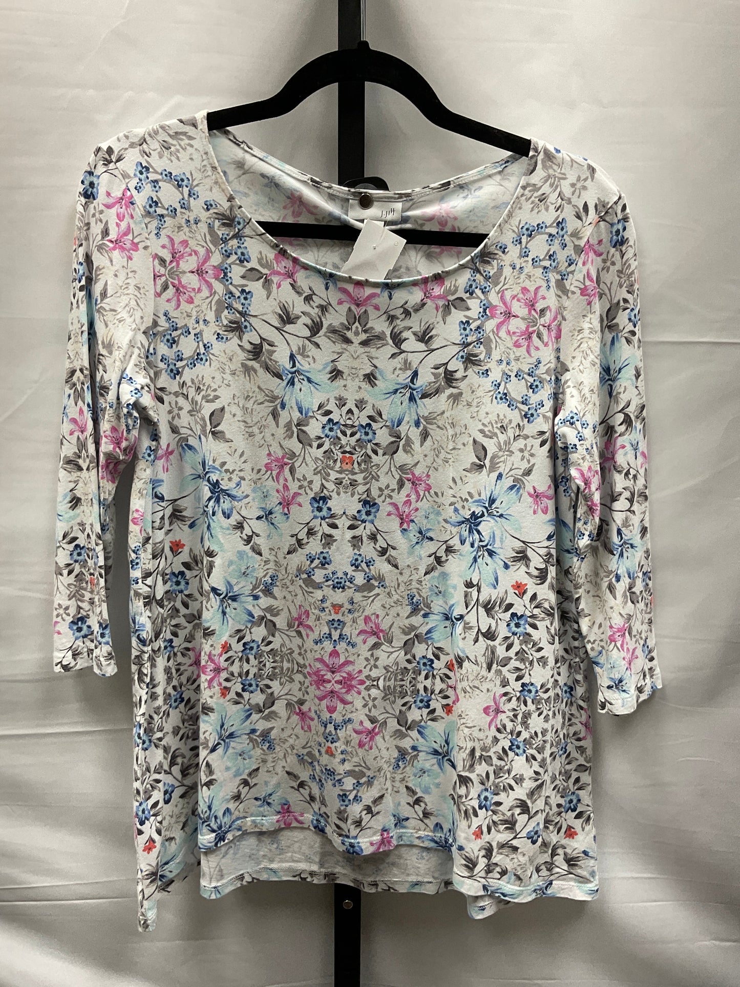 Floral Print Top Long Sleeve J. Jill, Size Xs