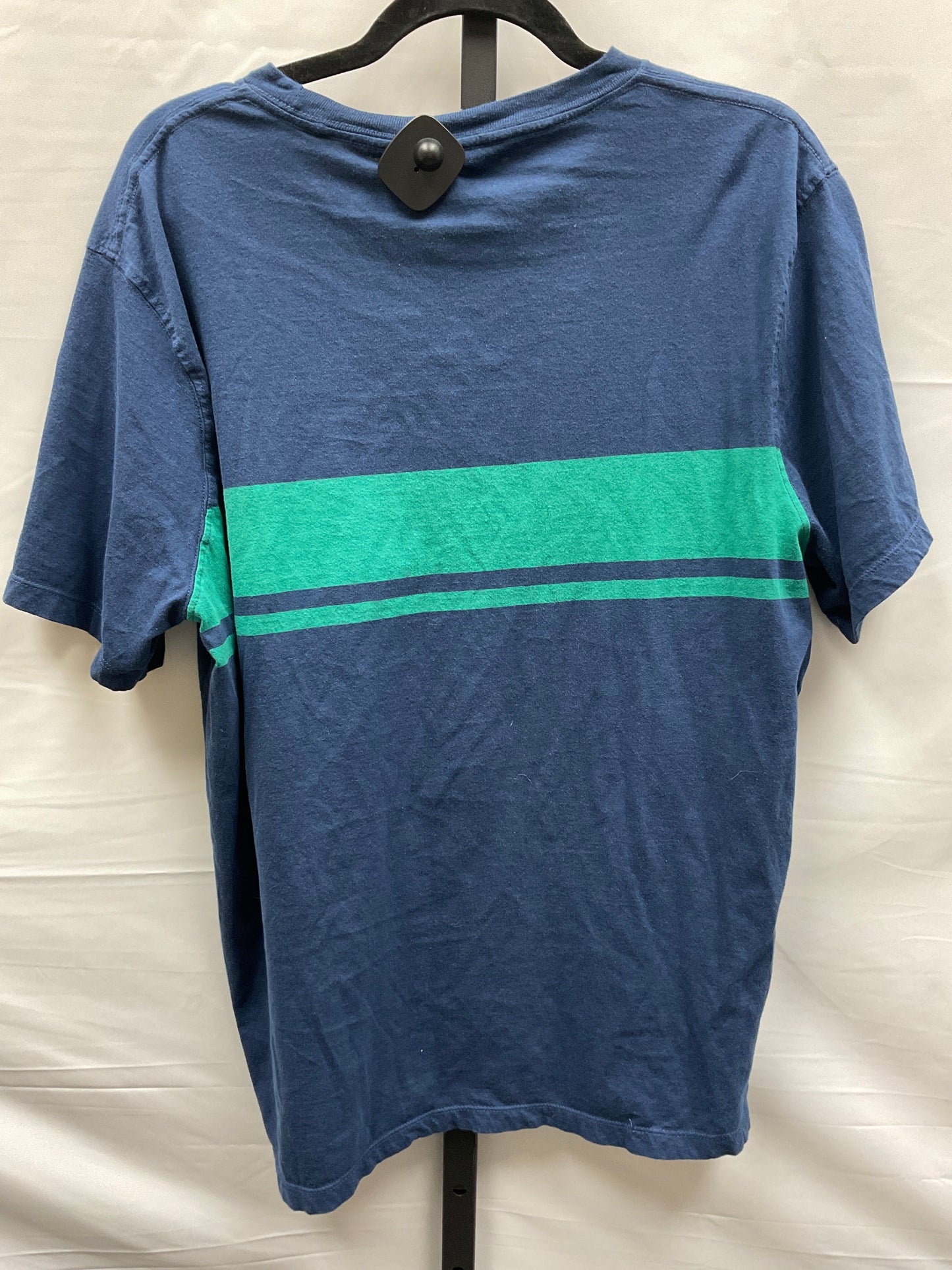 Blue & Green Top Short Sleeve Basic Old Navy, Size Xl