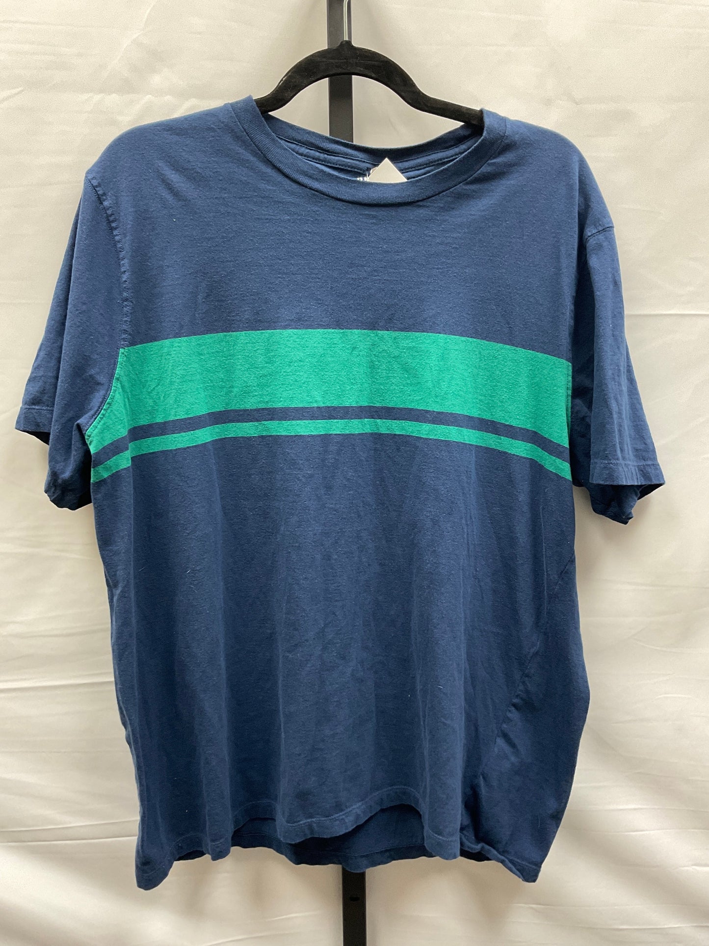 Blue & Green Top Short Sleeve Basic Old Navy, Size Xl