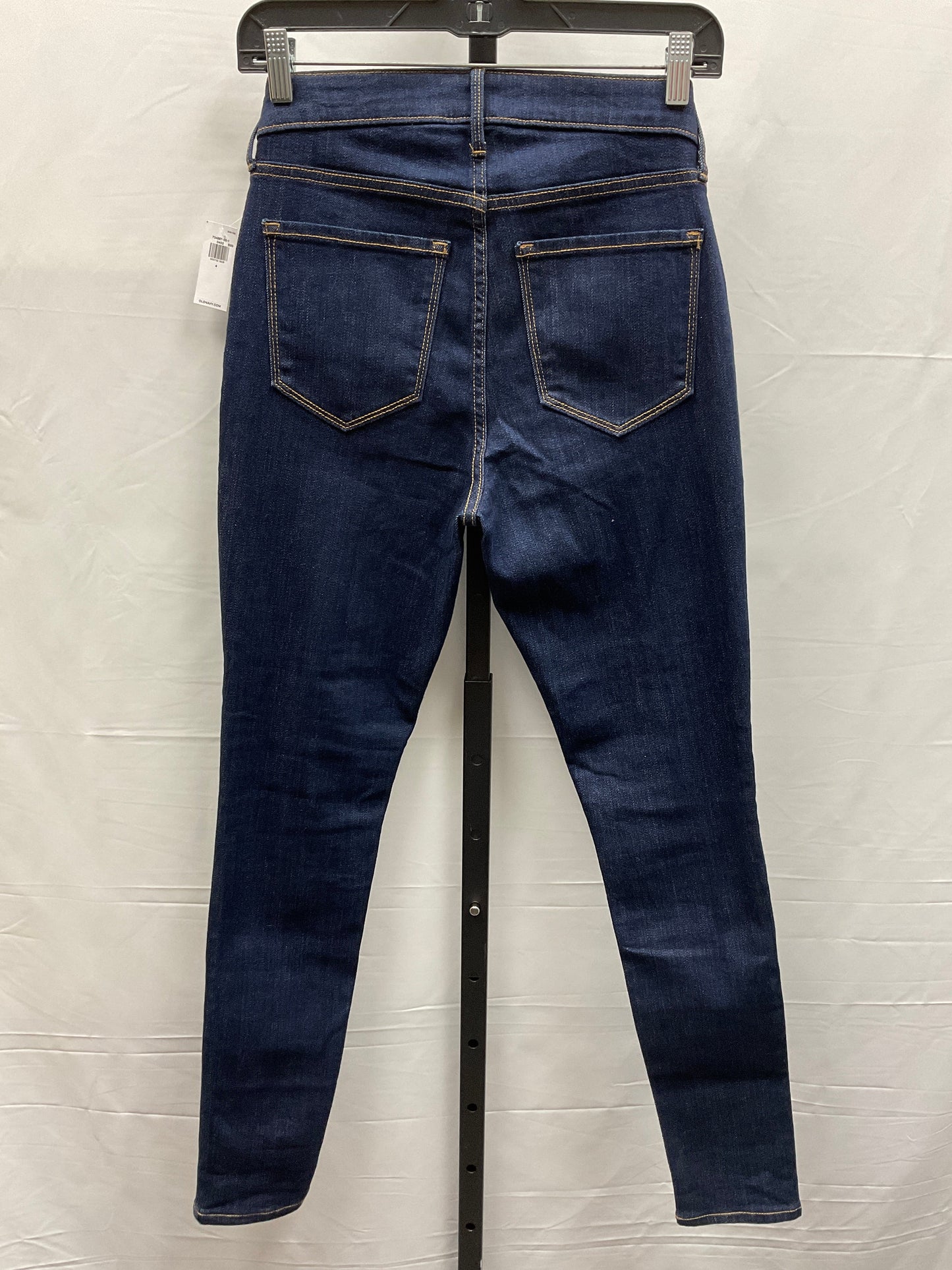 Jeans Skinny By Old Navy In Blue Denim, Size: 4