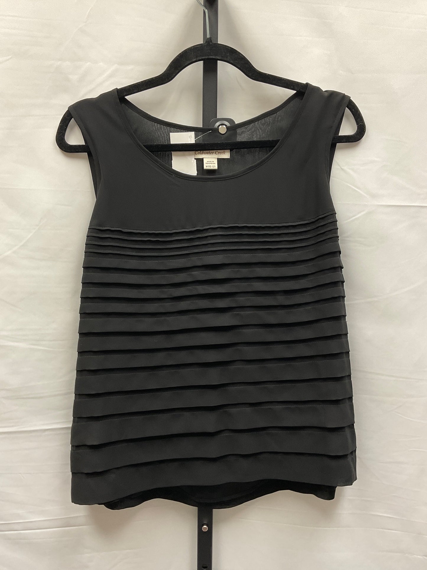 Black Top Sleeveless Coldwater Creek, Size M