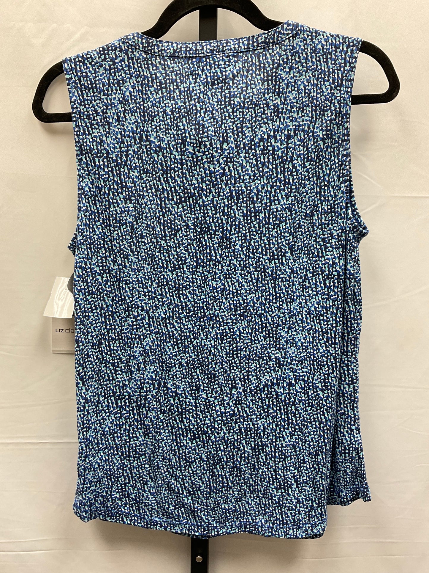 Blue Top Sleeveless Liz Claiborne, Size M