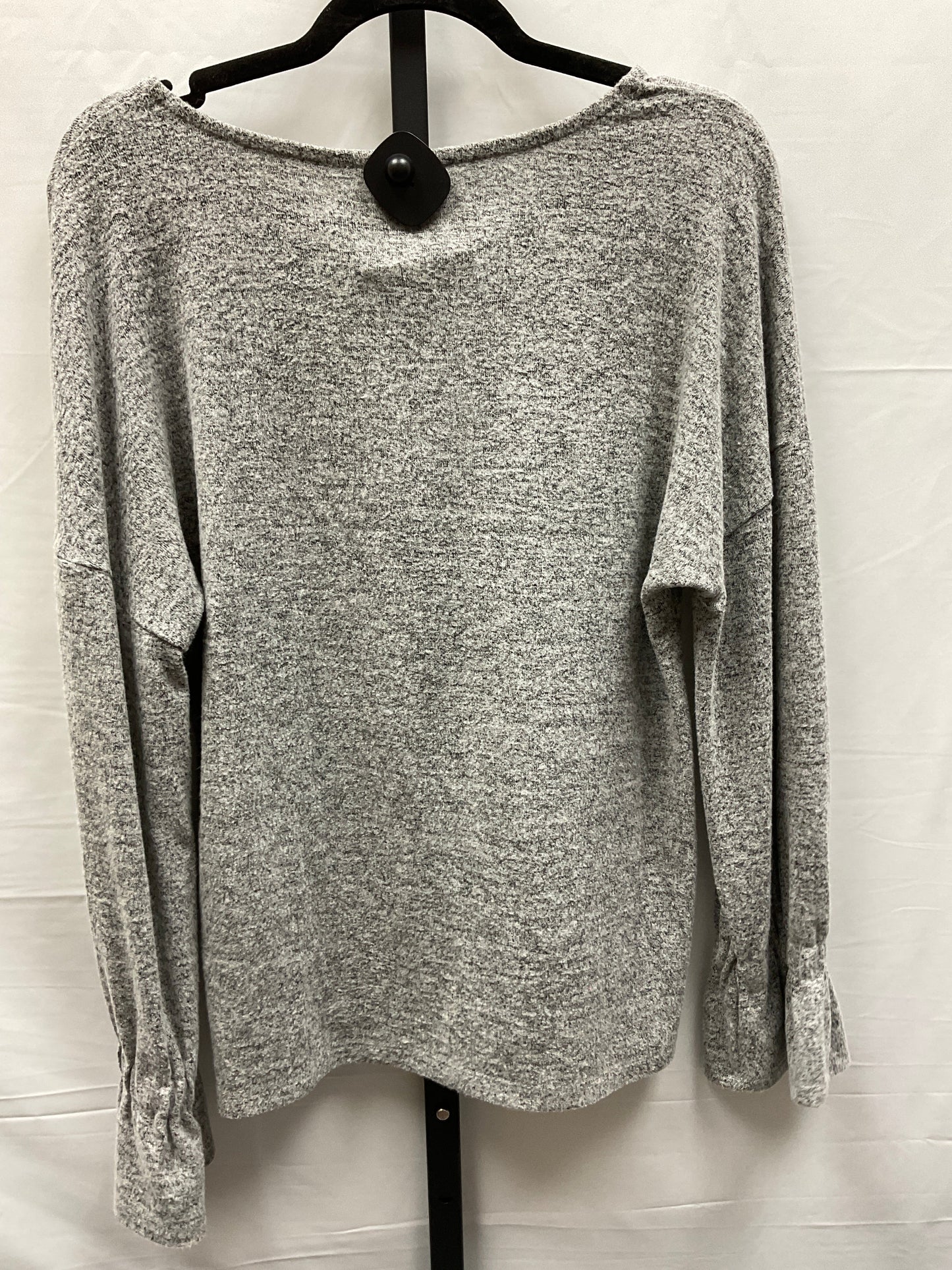 Grey Top Long Sleeve Lucky Brand, Size S