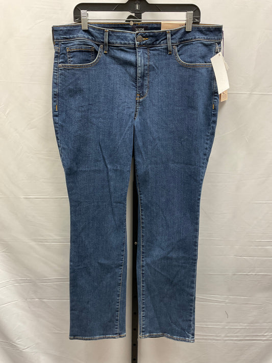 Blue Denim Jeans Designer Not Your Daughters Jeans, Size 16