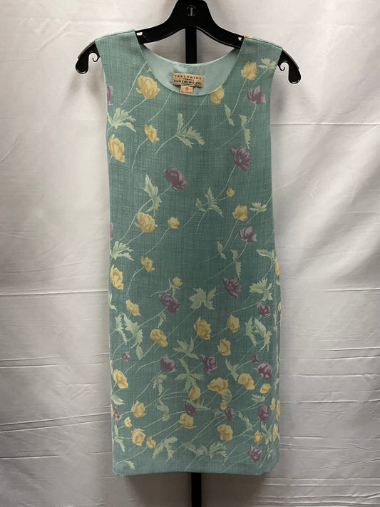 Floral Print Dress Casual Midi Telluride, Size M