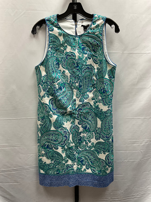 Blue & Green Dress Work Ann Taylor, Size M