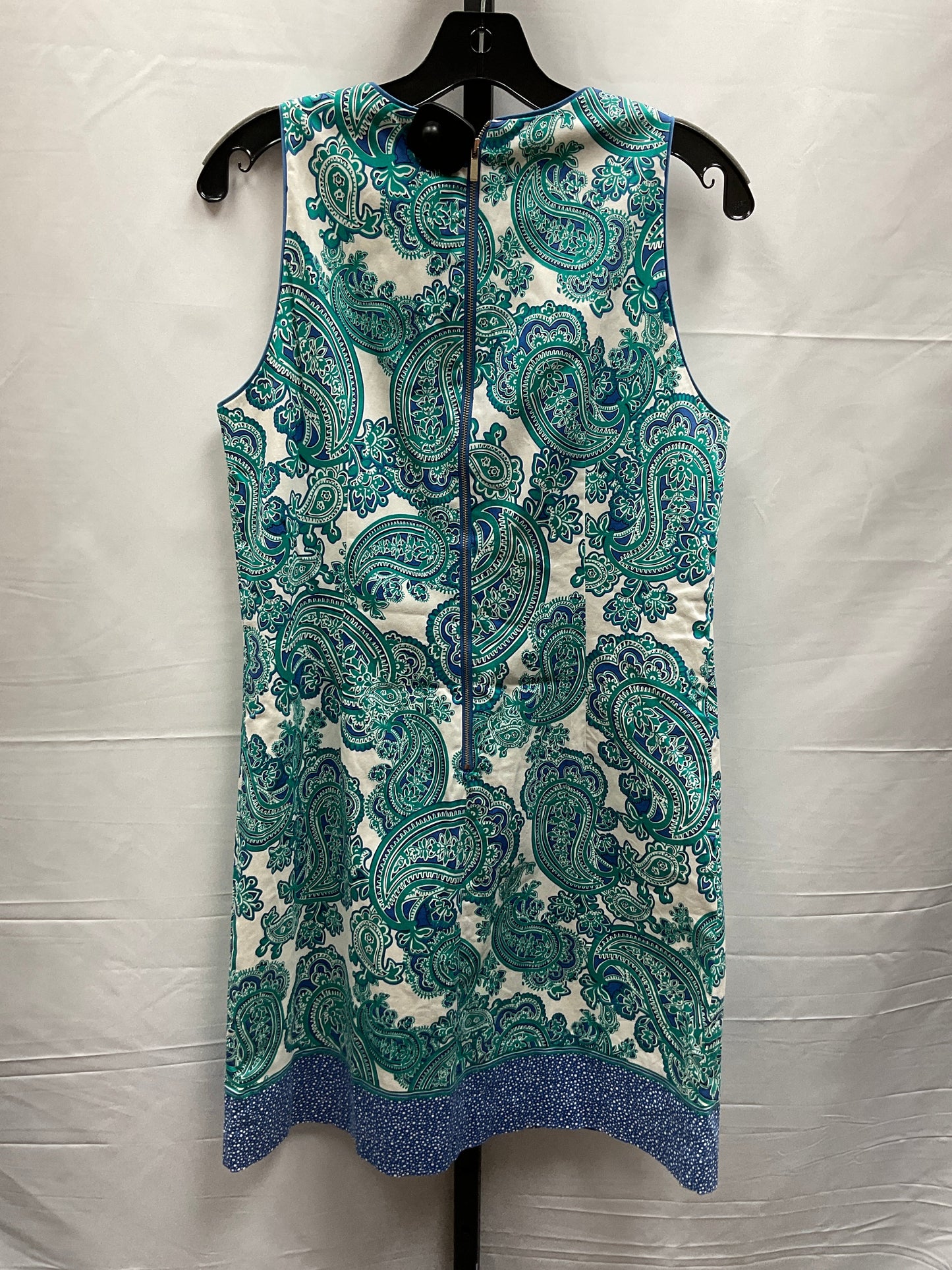 Blue & Green Dress Work Ann Taylor, Size M