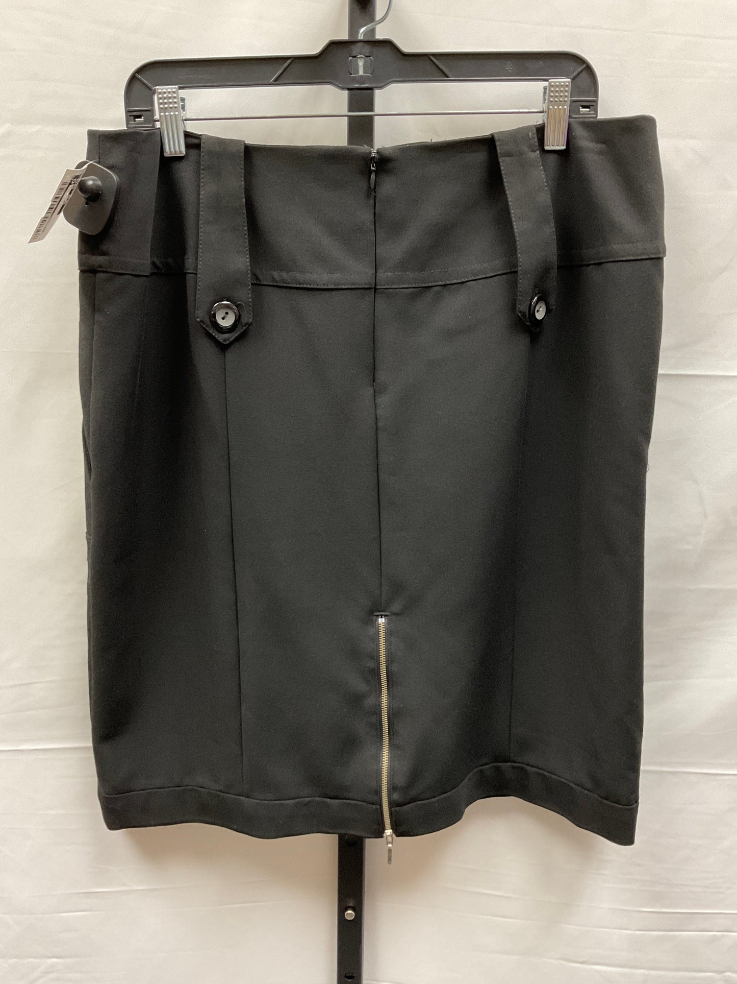 Black Skirt Midi Ab Studio, Size 12