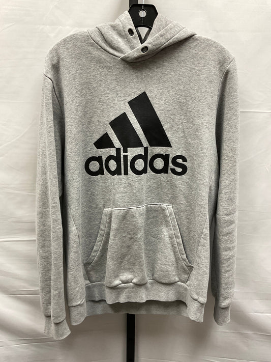 Grey Sweatshirt Hoodie Adidas, Size M