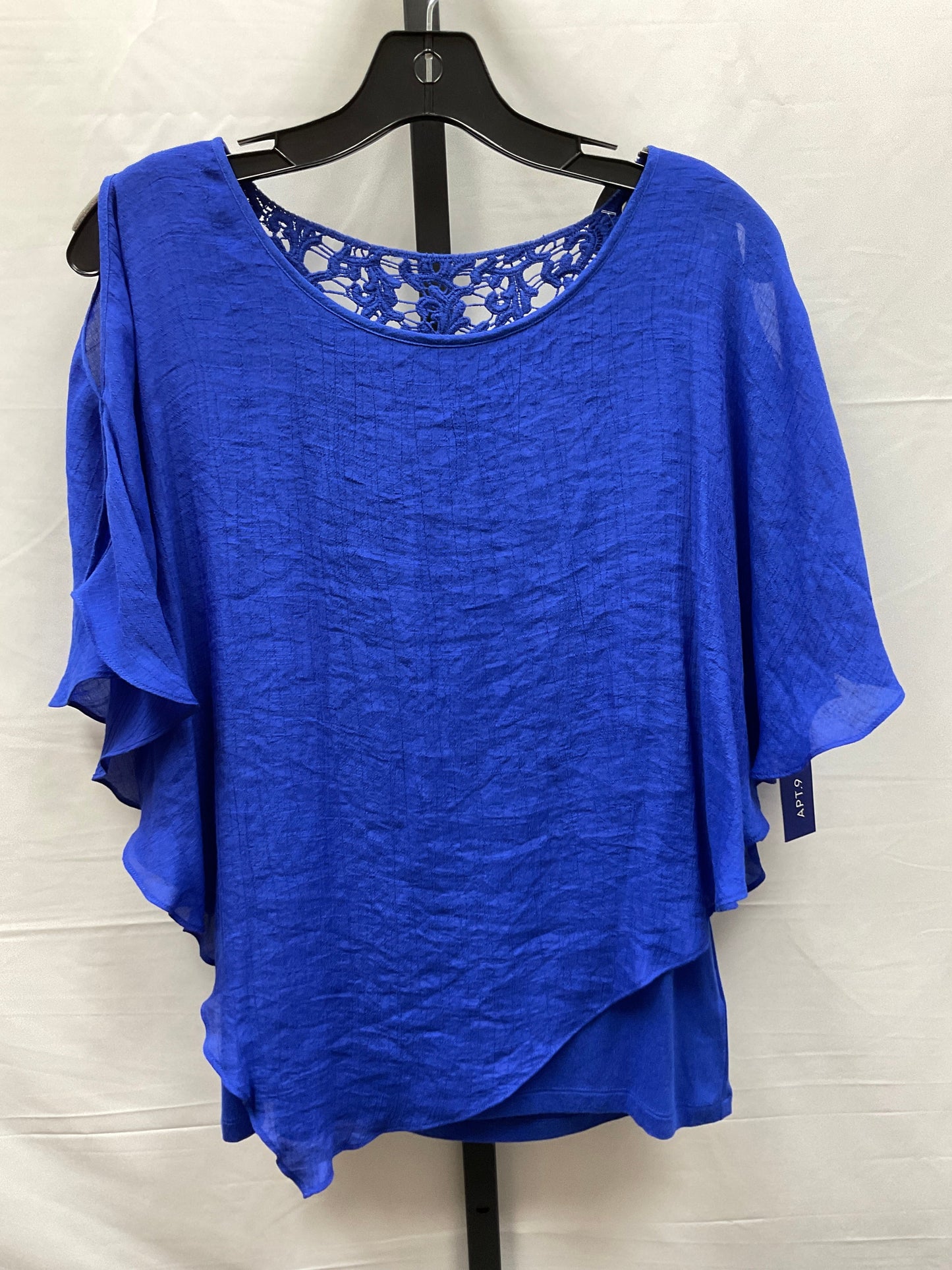 Blue Top Short Sleeve Apt 9, Size S