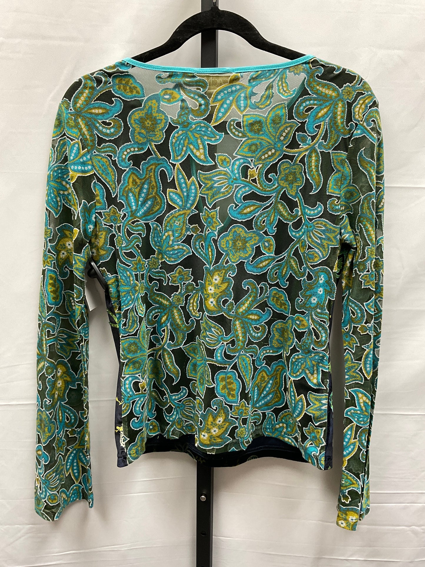 Multi-colored Top Long Sleeve Cache, Size L