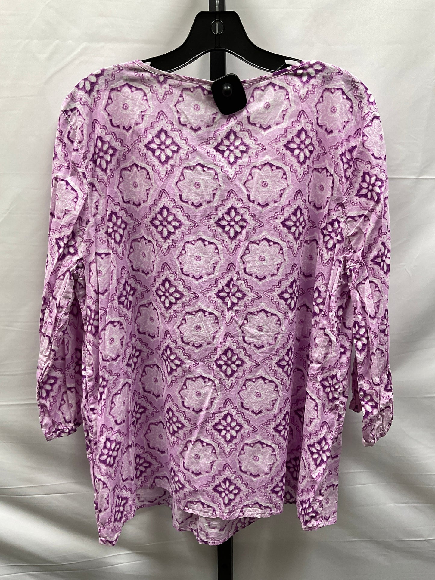 Purple Top Long Sleeve J. Jill, Size Petite L