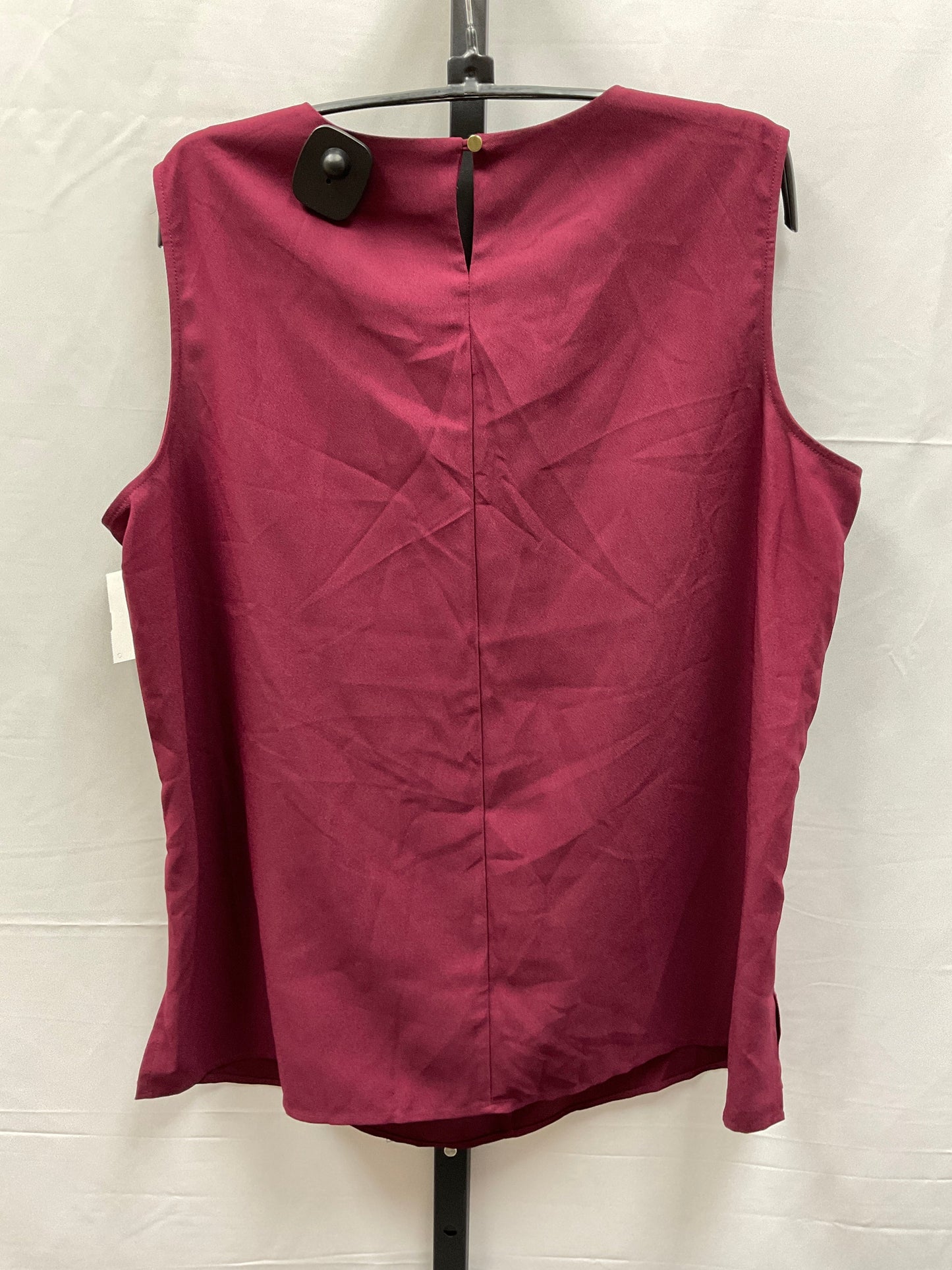 Red Top Sleeveless Liz Claiborne, Size L