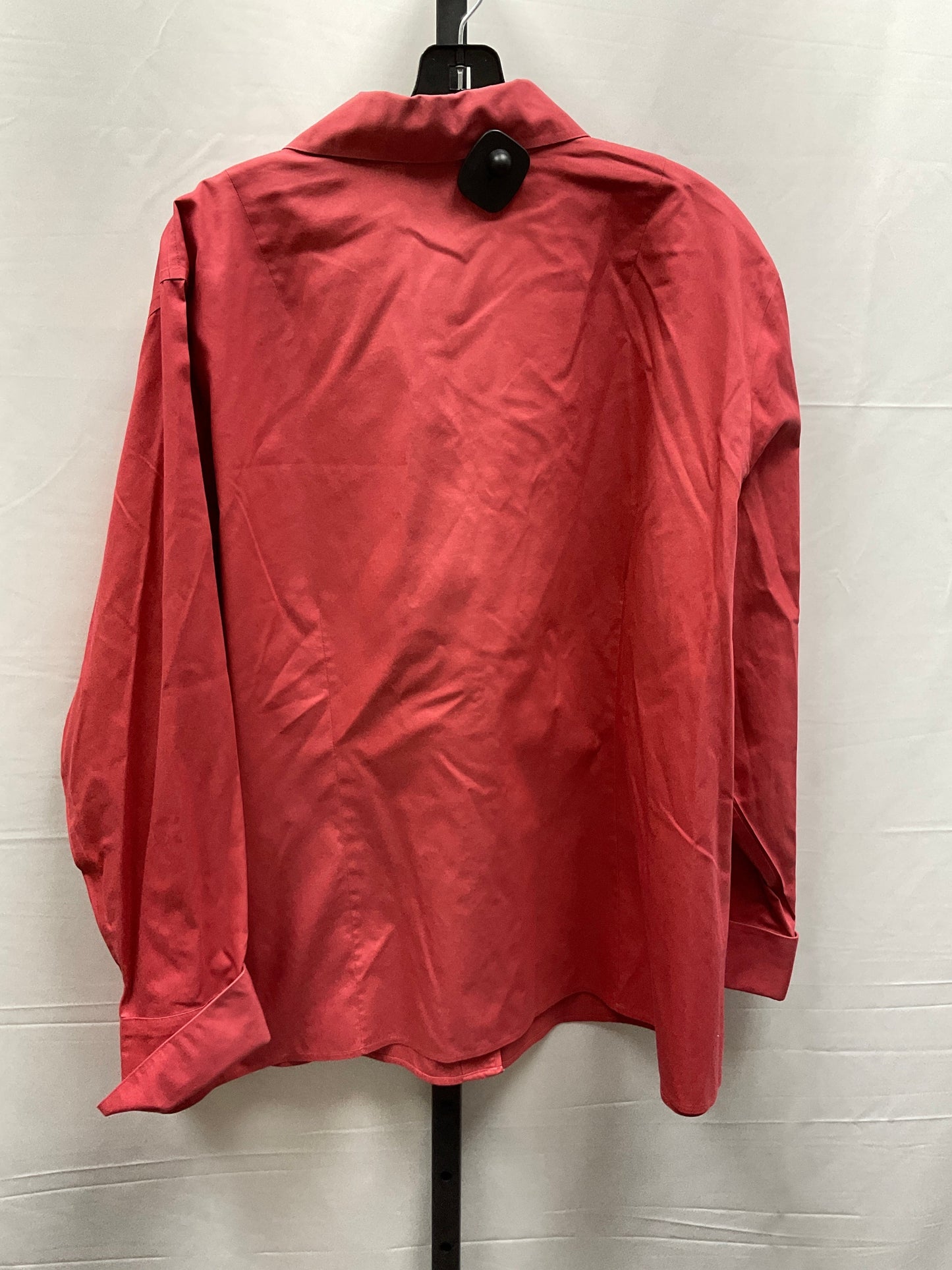 Top Long Sleeve By Jones New York In Red, Size: 3x