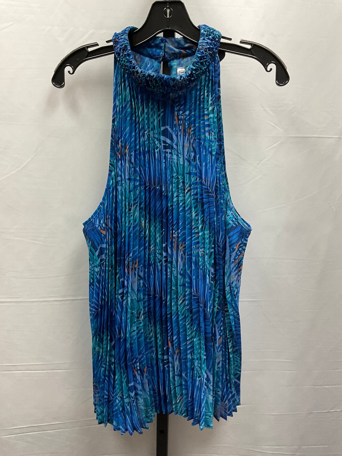 Blue Top Sleeveless Jennifer Lopez, Size 2x