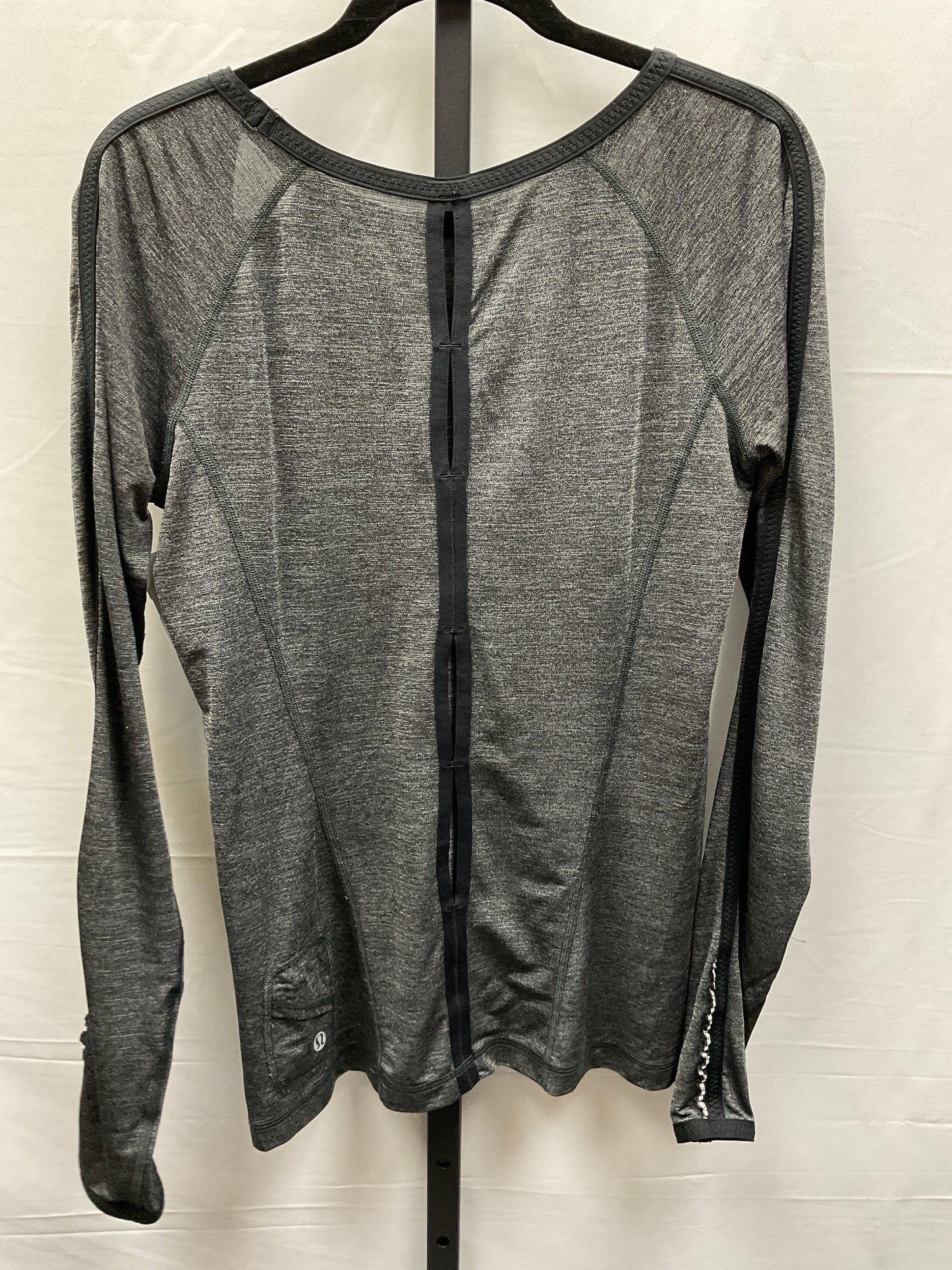 Grey Athletic Top Long Sleeve Crewneck Lululemon, Size 6