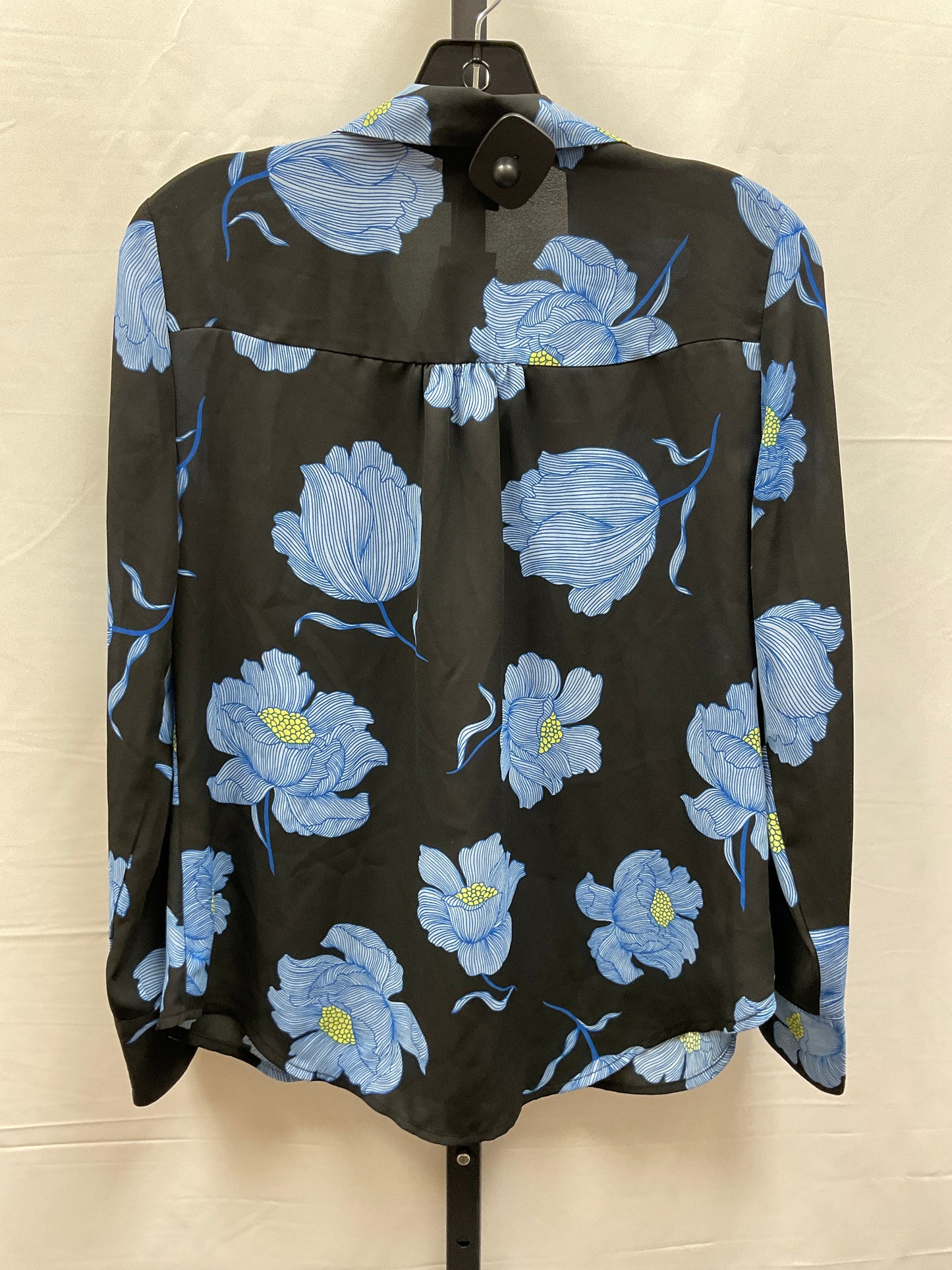 Floral Print Top Long Sleeve Worthington, Size Petite   S