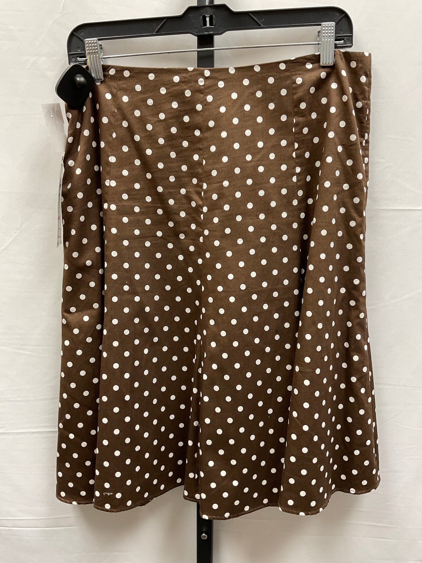 Polkadot Pattern Skirt Midi Jones New York, Size 10