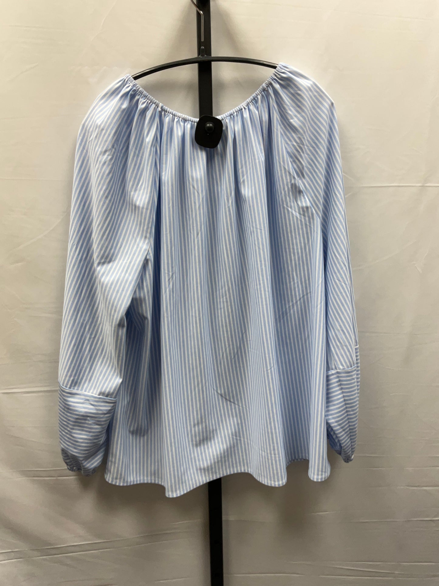 Striped Pattern Top Long Sleeve Alfani, Size Xl