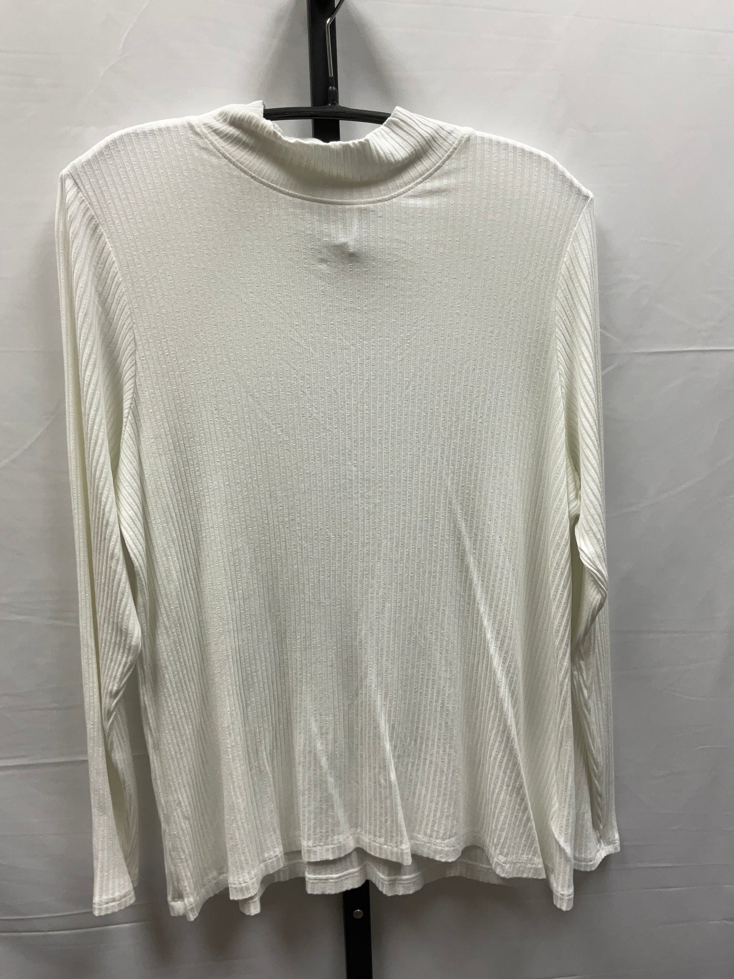 White Top Long Sleeve Rachel Zoe, Size 1x