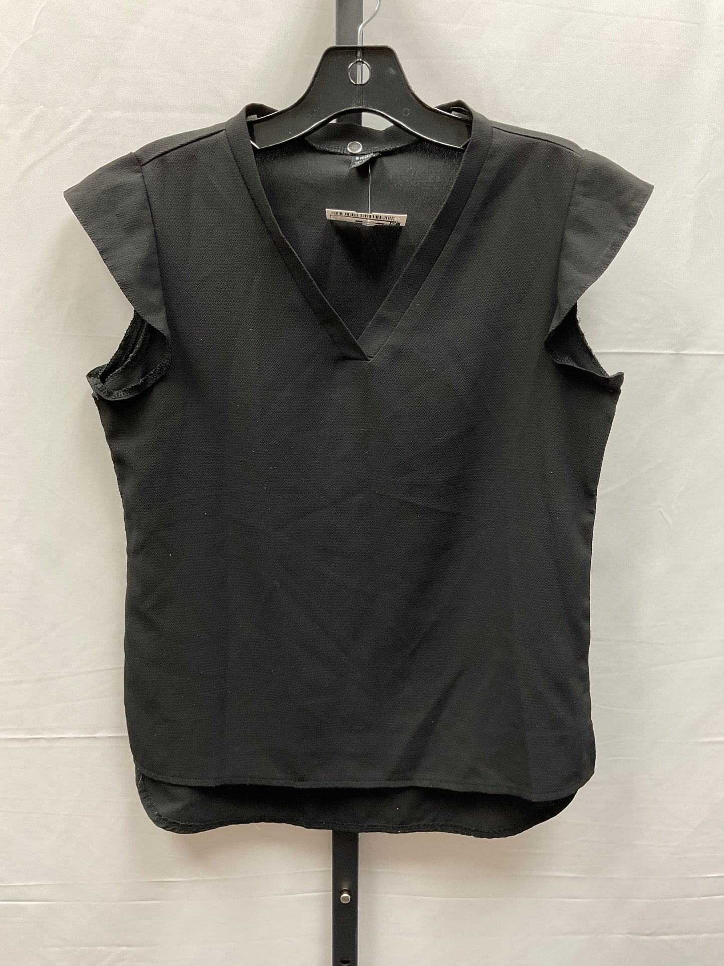 Black Top Short Sleeve Shein, Size Xs