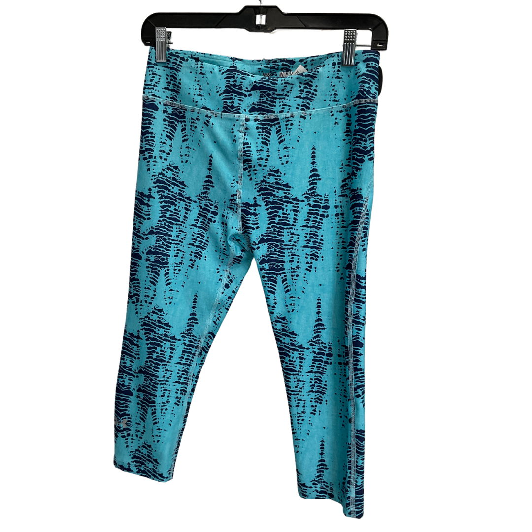 Athletic Leggings Capris By Under Armour In Blue, Size: M